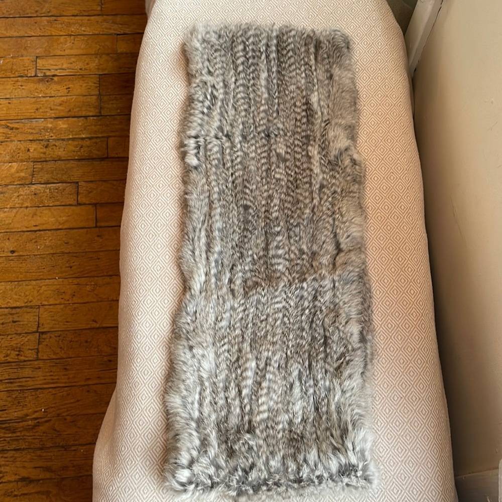 525 America Rabbit Fur infinity scarf